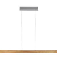 LED-HÄNGELEUCHTE Emilia 121/95-160 cm   - Natur, Holz (121/95-160cm) - Herzblut