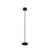 AKU STOJACÍ LAMPA, 13,5/123 cm  - černá, Design, kov (13,5/123cm)