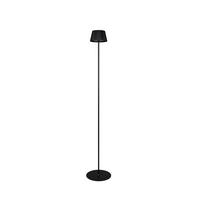 AKU STOJACÍ LAMPA, 13,5/123 cm  - černá, Design, kov (13,5/123cm)