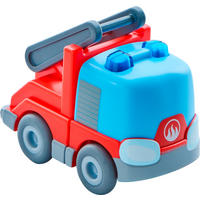 Feuerwehr-Leiterwagen - Rot/Hellgrau, Basics, Kunststoff (7,5/9,5/7,8cm) - Haba