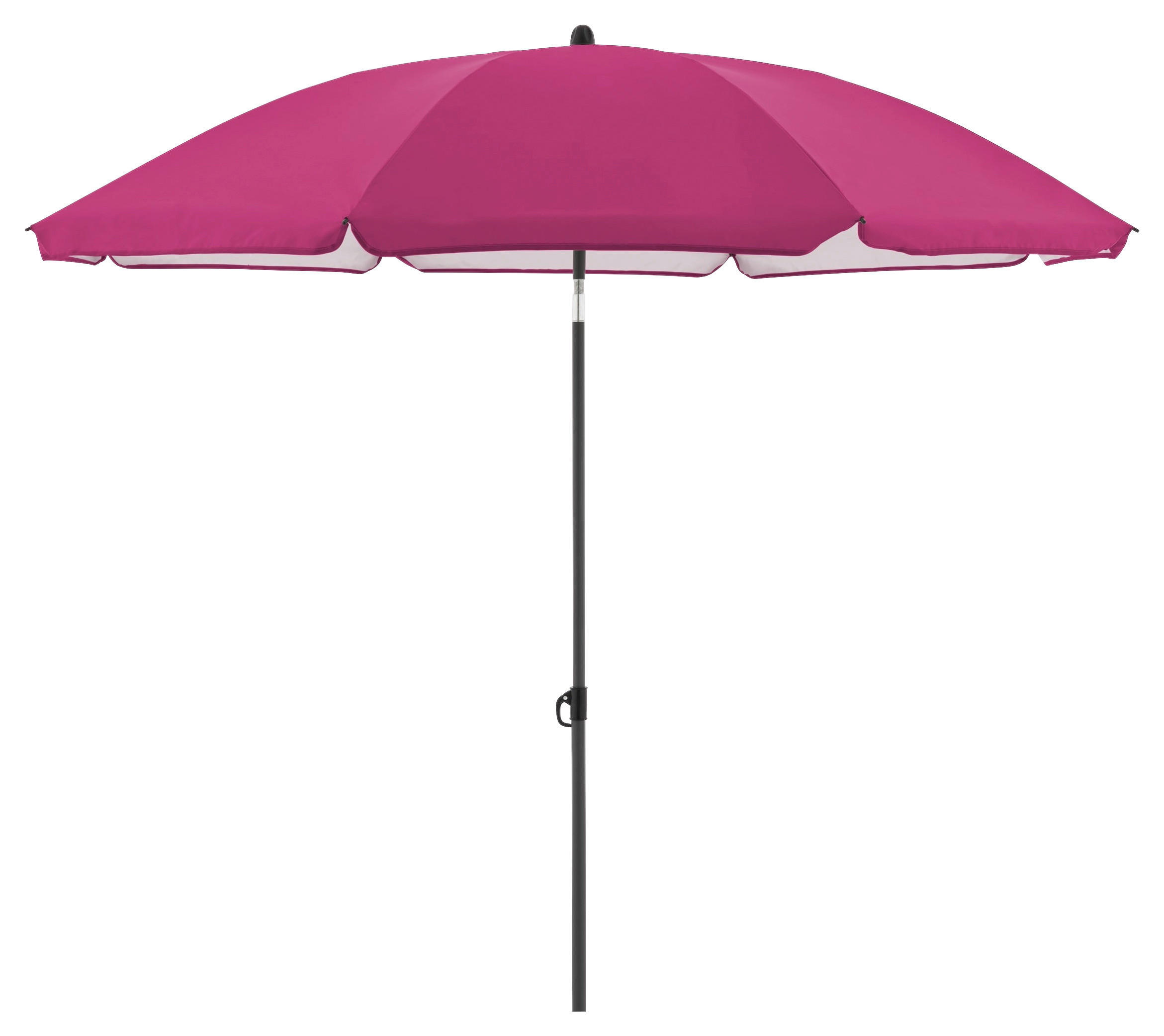 SONNENSCHIRM 160 cm Pink  - Pink/Anthrazit, Design, Textil/Metall (160/160cm) - Doppler