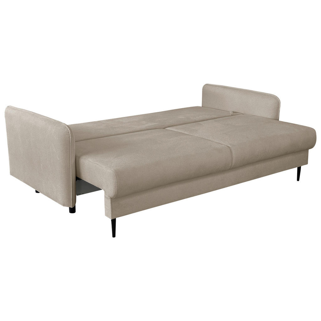 Thumbnail - Mid.you Schlafsofa, Braun, Textil, 3-Sitzer, Füllung: Polyurethan (PUR),Polyurethan (Pur), 216x96x102 cm, Made in EU, Li...