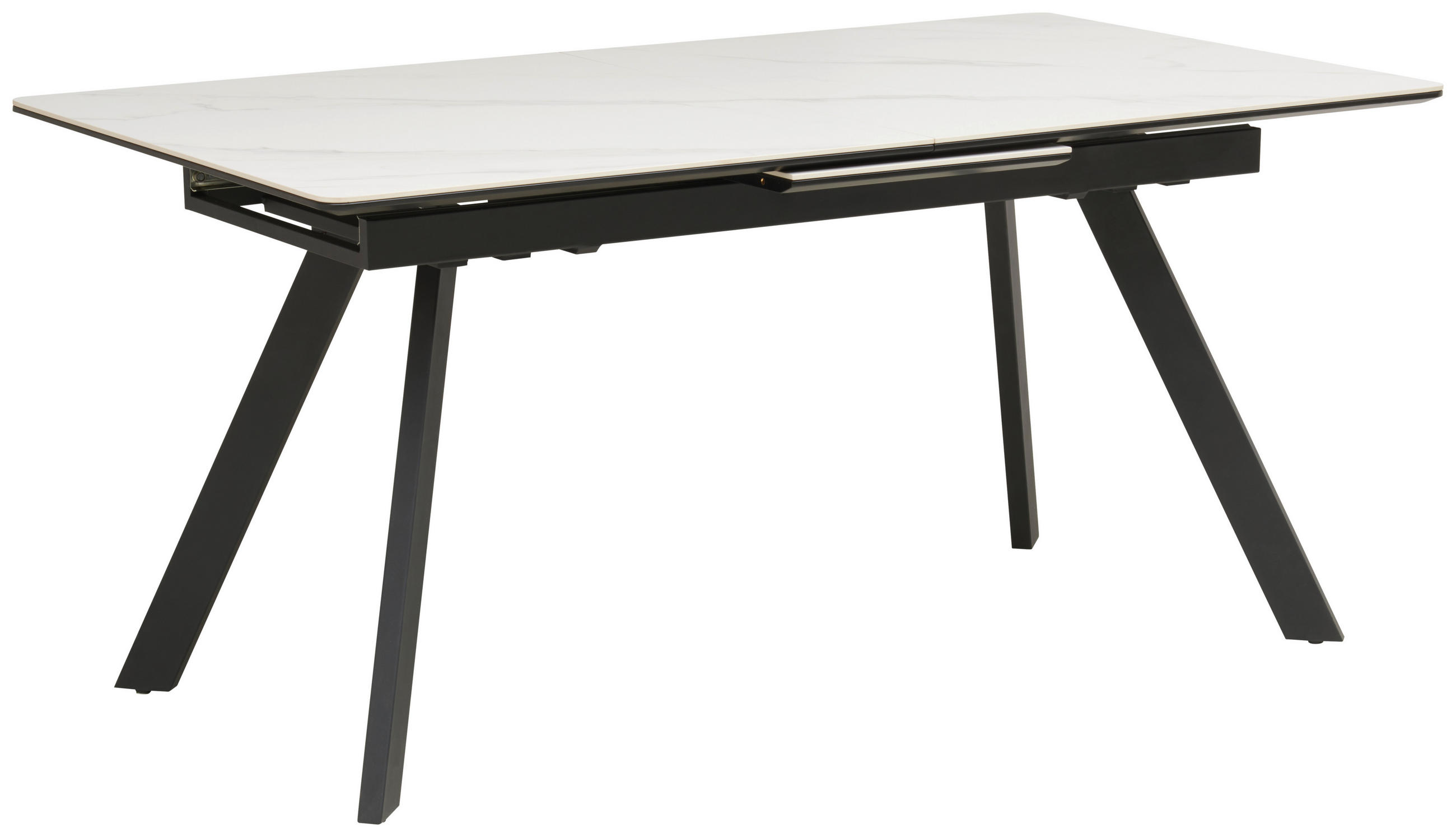 MID.YOU JEDÁLENSKÝ STÔL, čierna, biela, 160-200/76/90 cm