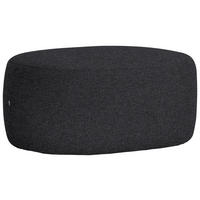 HOCKER in Textil Anthrazit  - Anthrazit/Schwarz, MODERN, Kunststoff/Textil (88/43/66cm) - Hom`in