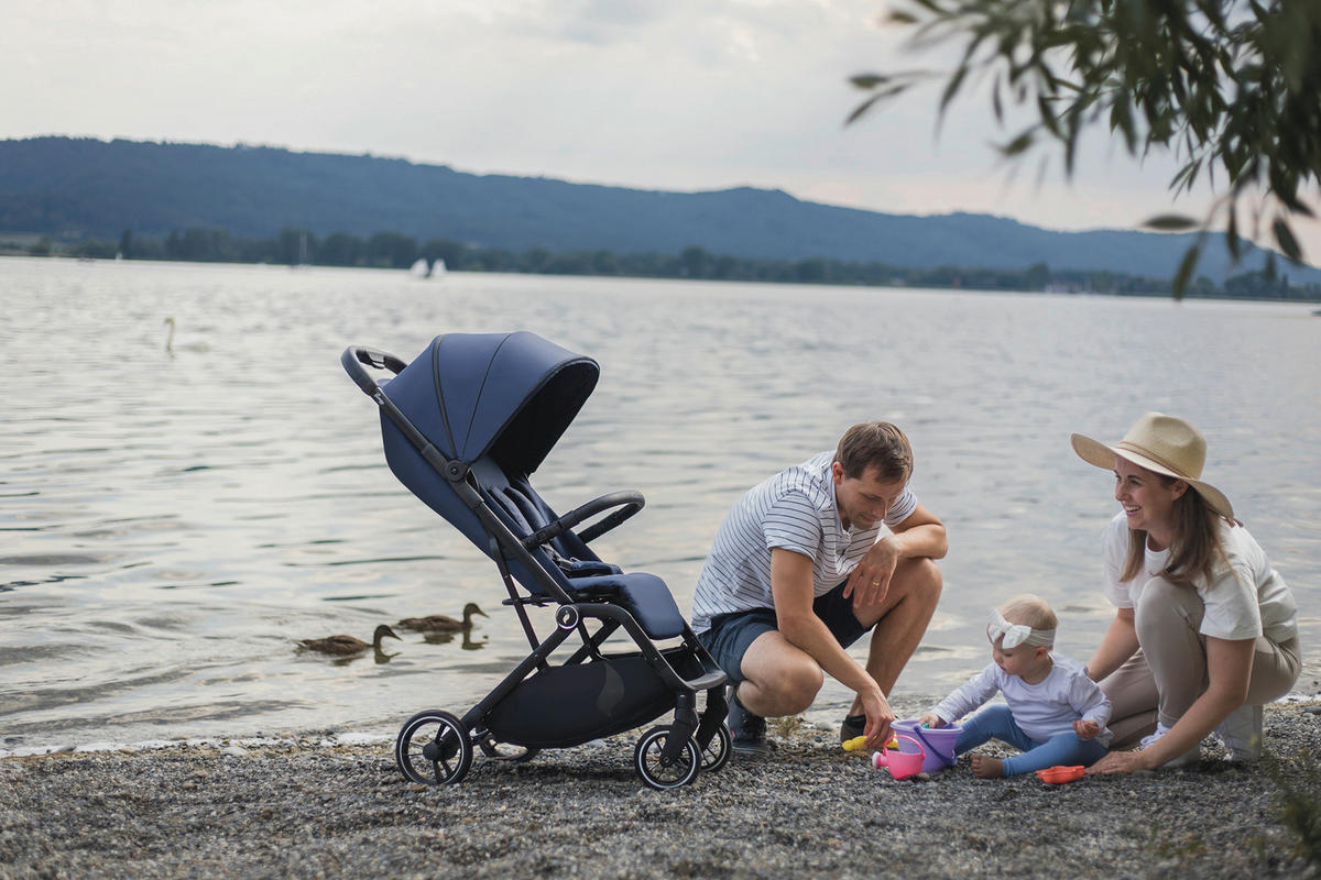 BUGGY Boogy 2 Cobalt  - Schwarz/Dunkelblau, Basics, Textil/Metall (51/105/84,5cm) - Osann