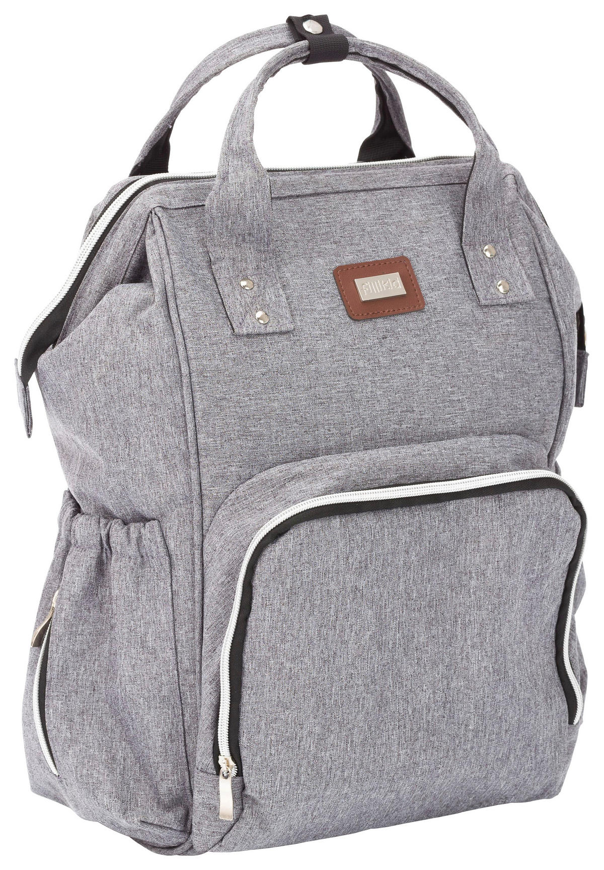 WICKELRUCKSACK  - Grau, Basics, Kunststoff/Textil (48/27/14cm) - My Baby Lou