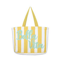 TORBA ZA NA PLAŽO - rumena, Design, tekstil (44/35/10cm) - Esposa
