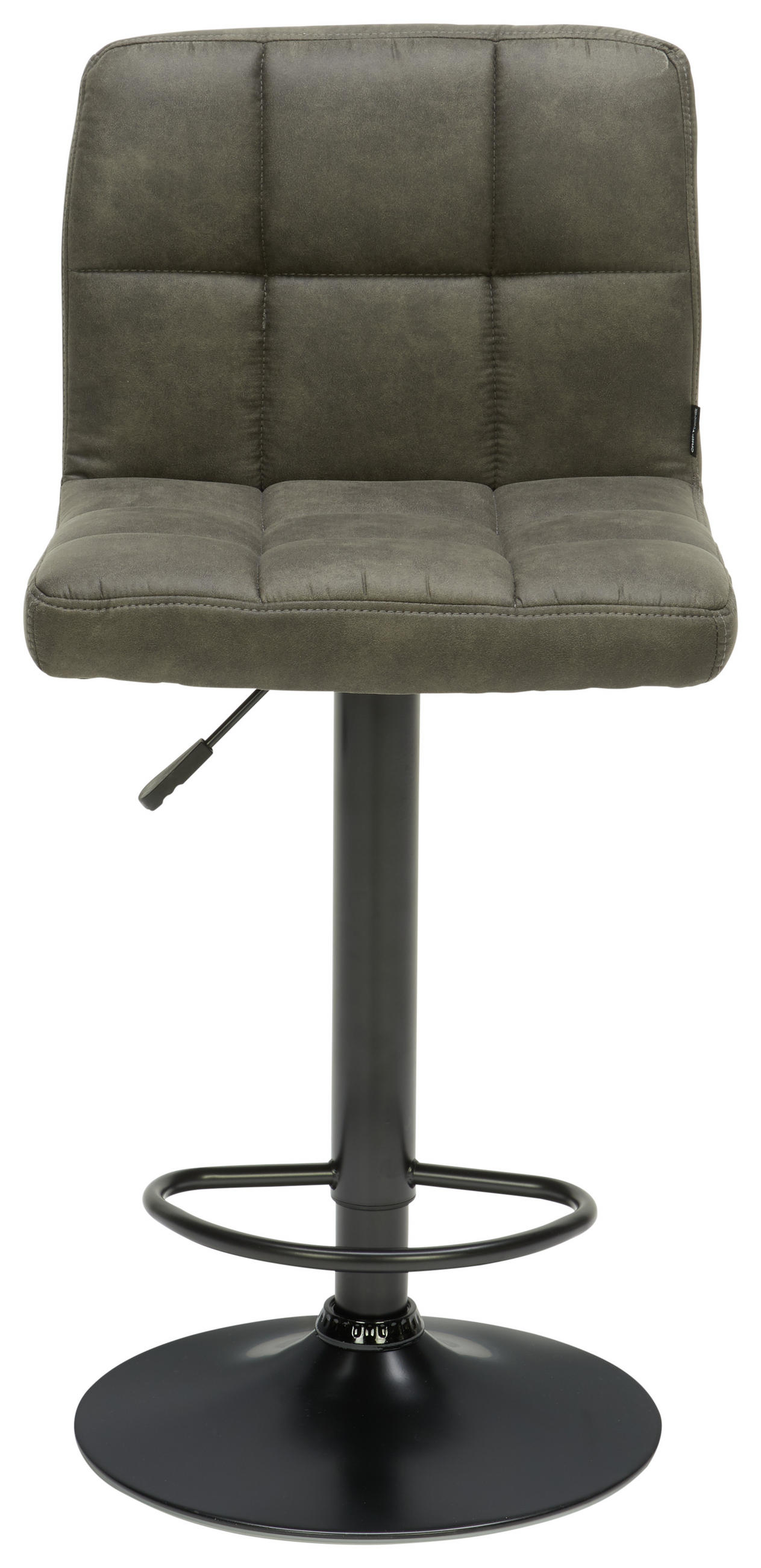BAROVÁ ŽIDLE, šedá, černá - šedá/černá, Design, kov/textil (44,5/92-113/48cm) - Carryhome
