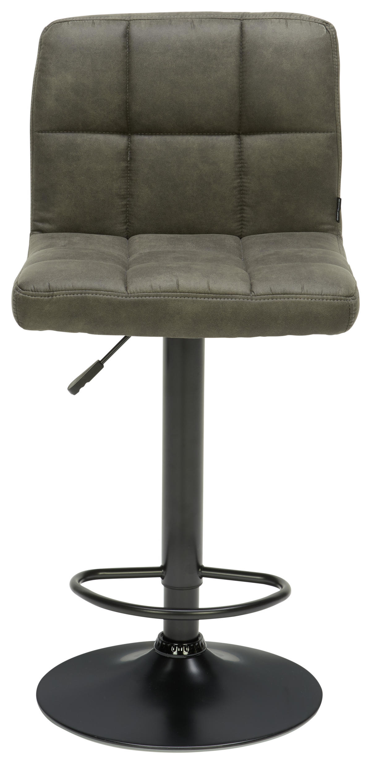 BAROVÁ ŽIDLE, šedá, černá - šedá/černá, Design, kov/textil (44,5/92-113/48cm) - Carryhome
