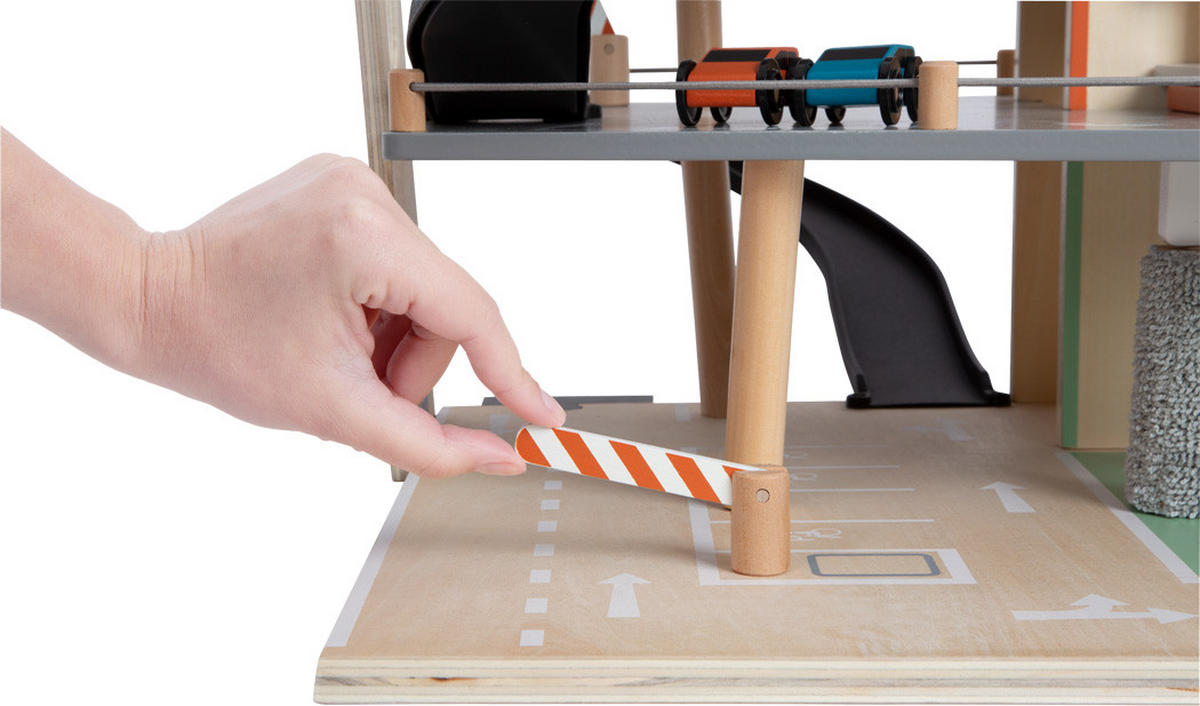 PARKGARAGE  - Multicolor, Basics, Holz/Kunststoff (62/43/36cm) - small foot