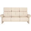 3-SITZER-SOFA Echtleder Creme  - Creme/Schwarz, KONVENTIONELL, Leder/Kunststoff (209/107/91cm) - Himolla Komfortklass