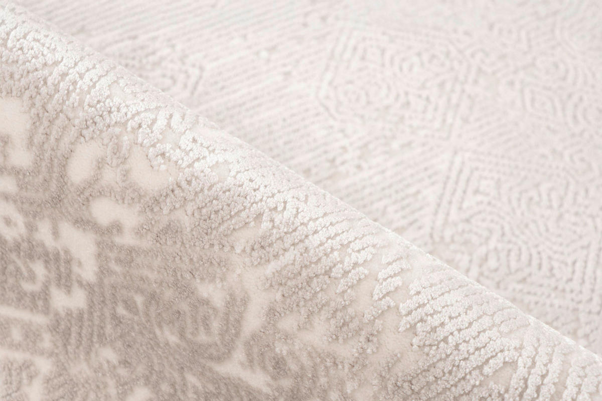 FLACHWEBETEPPICH 160/230 cm Venezia Silberfarben  - Silberfarben, LIFESTYLE, Textil (160/230cm) - Batucci