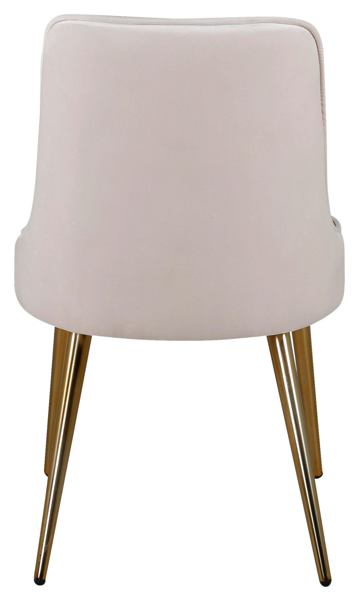 STOLSET stål sammet  - beige/mässingsfärgad, Design, metall/textil (50/88.5/66cm) - Livetastic