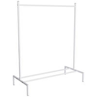 KLEIDERSTÄNDER in Weiß 103/132/52 cm   - Weiß, Design, Metall (103/132/52cm) - MID.YOU