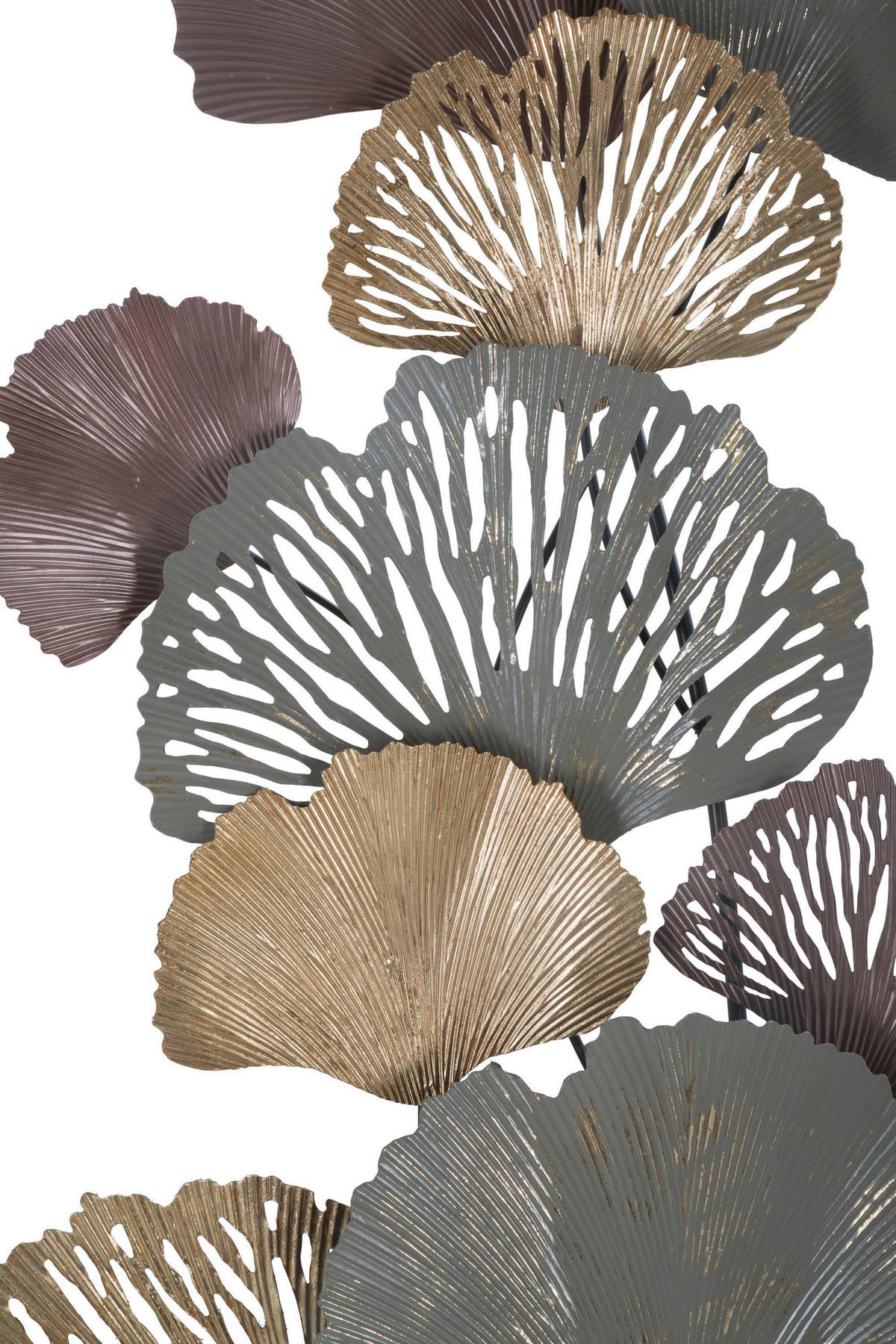 Wanddeko Diply Metall  - Goldfarben/Grau, Basics, Metall (76/126/7.6cm)