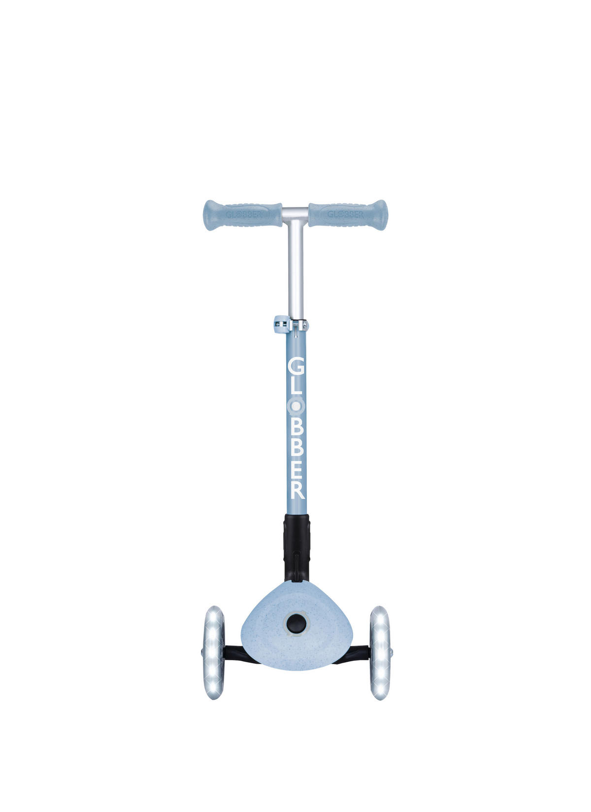 KINDERSCOOTER JUNIOR FOLDABLE LIGHTS ECO  - Pastellblau, Basics, Kunststoff (57.5/28/68cm) - GLOBBER