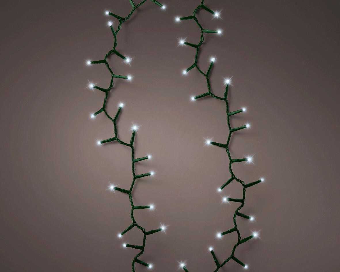 GHIRLANDĂ LUMINOASĂ - alb/verde, Design (1100,00cm)