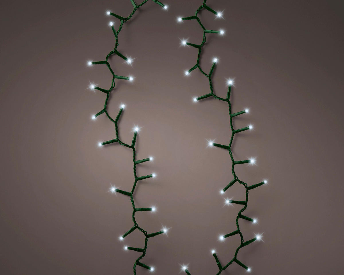 GHIRLANDĂ LUMINOASĂ - alb/verde, Design (1100,00cm)