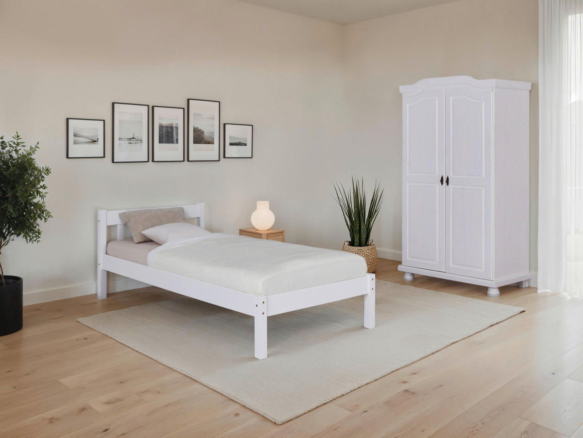 EINZELZIMMER Weiß  - Weiß, MODERN, Holz - MID.YOU