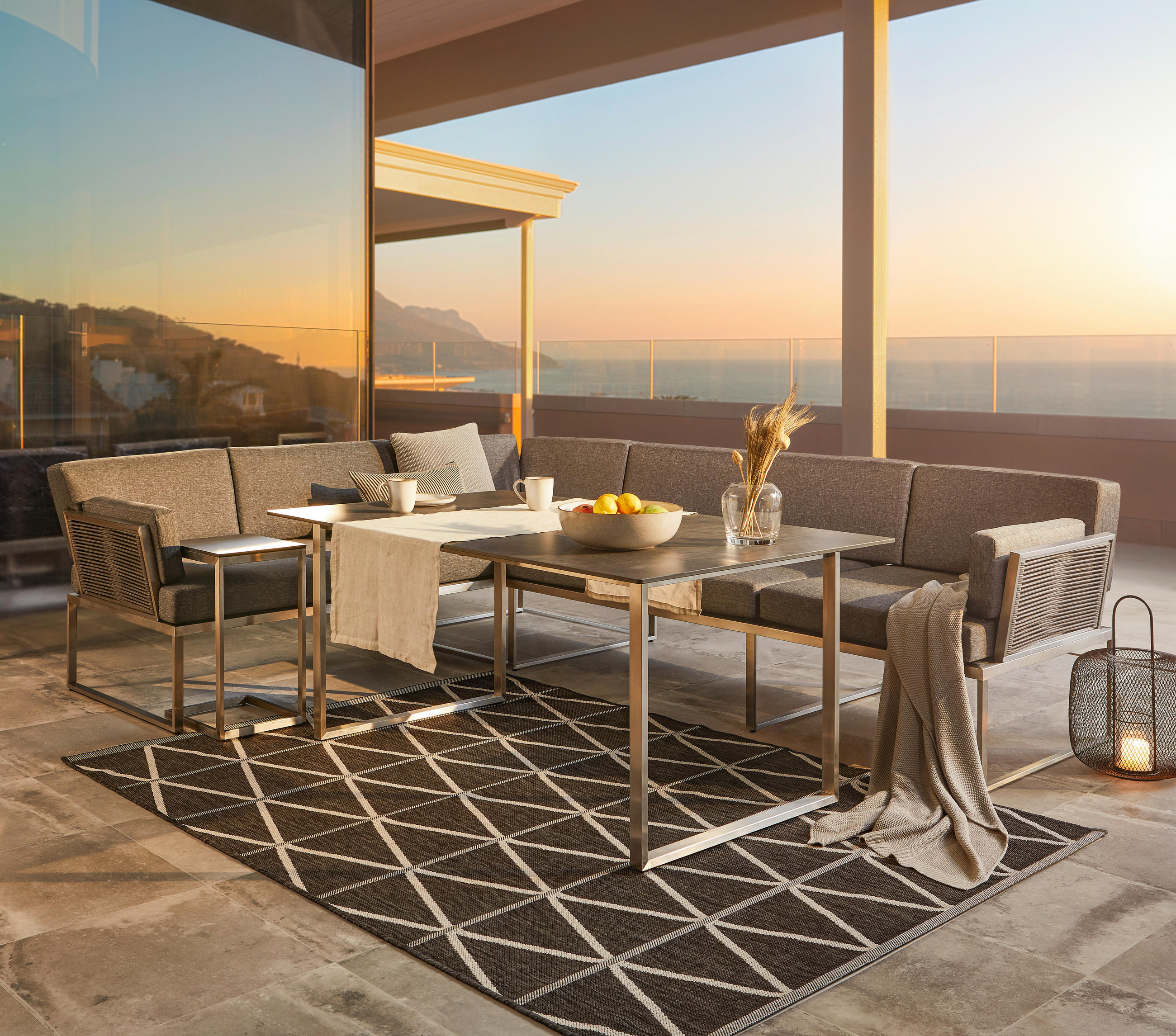 SET LOUNGE 3 piese  280/75/217 cm