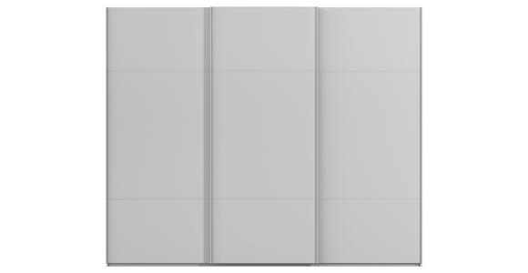 SCHWEBETÜRENSCHRANK 271/223/68 cm 3-türig Grau - Grau, KONVENTIONELL, Holzwerkstoff/Metall (271/223/68cm) - Novel