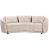 3-SITZER-SOFA Struktur, Cord Naturfarben  - Schwarz/Naturfarben, Design, Kunststoff/Textil (217/72/95cm) - Carryhome