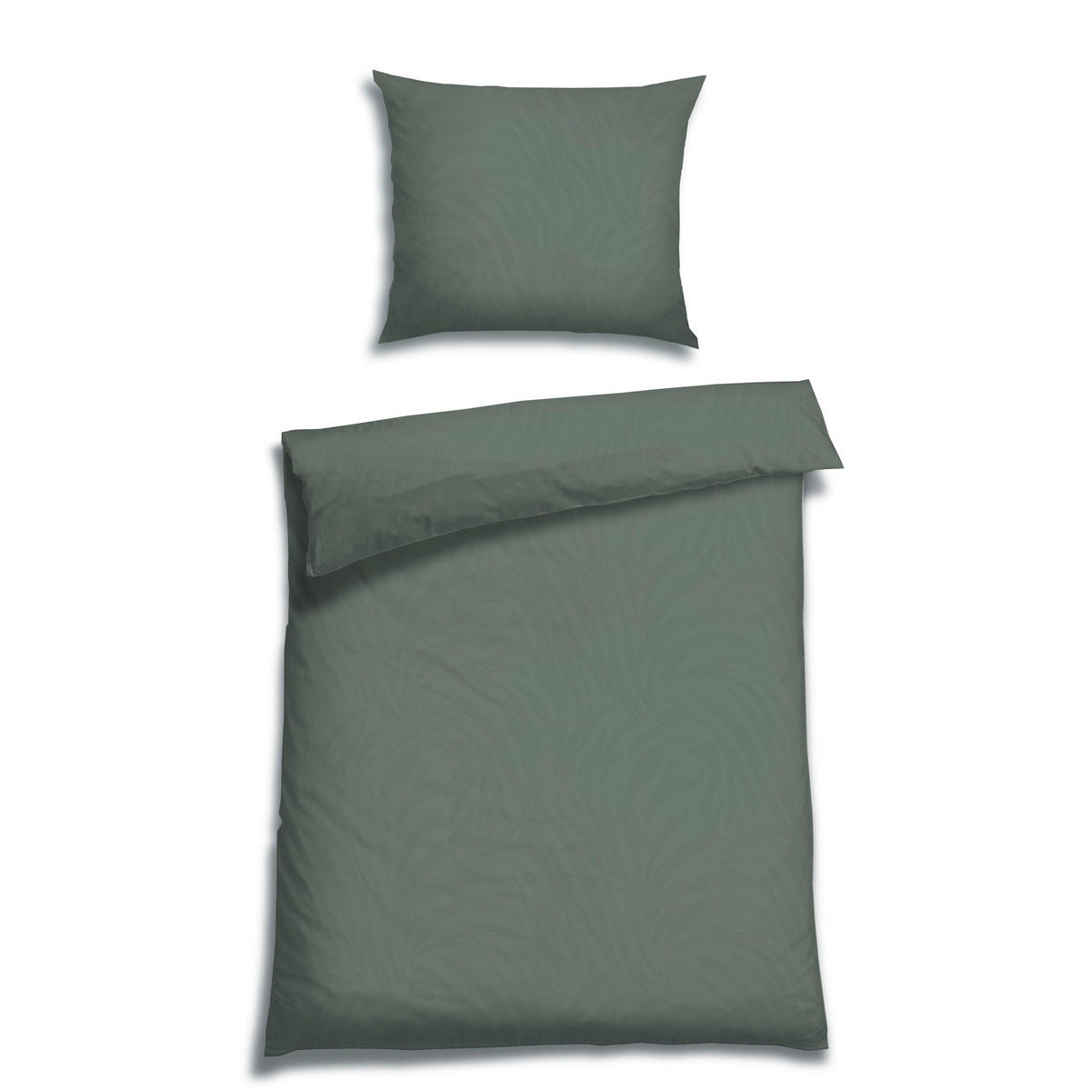 BETTWÄSCHE Flanell 140/200 cm  - Dunkelgrün, Design, Textil (140/200cm) - Florella
