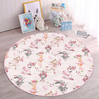 KINDERTEPPICH 150/150 cm Multicolor rund  - Multicolor, Basics, Textil (150/150cm)