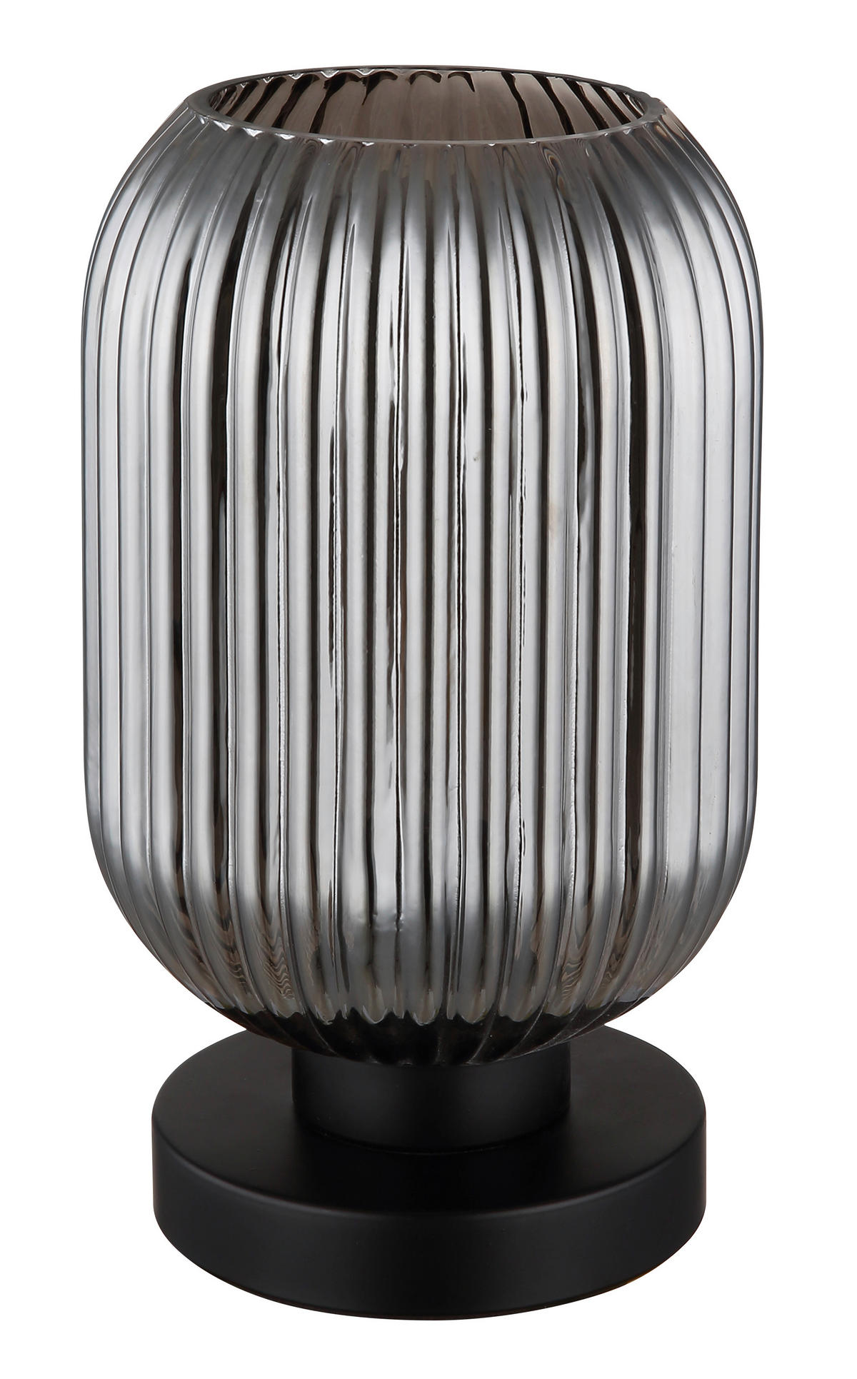 NAMIZNA SVETILKA        14/24 cm       - črna/siva, Konvencionalno, kovina/steklo (14/24cm) - Globo