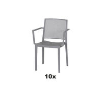 GARTENSESSEL-SET Grau  - Grau, Basics, Kunststoff (57/80/56cm) - Siena Garden