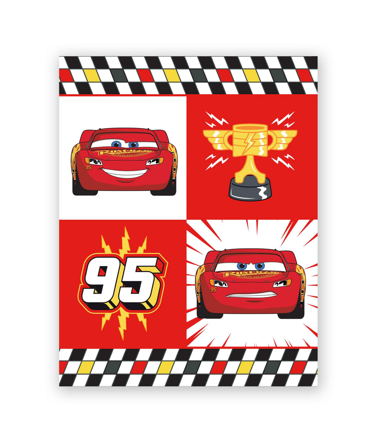 GYEREKSZŐNYEG  DISNEY CARPET  - piros, Basics, műanyag/textil (130/170cm)