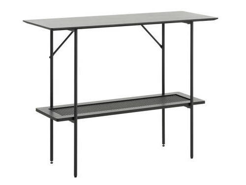 BEISTELLTISCH 37/100/75 cm Schwarz  - Schwarz, Basics, Holzwerkstoff/Metall (37/100/75cm) - Boxxx