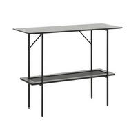 BEISTELLTISCH 37/100/75 cm Schwarz  - Schwarz, Basics, Holzwerkstoff/Metall (37/100/75cm) - Boxxx