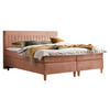 BOXSPRINGBETT 180/200 cm  in Rostfarben  - Rostfarben/Buchefarben, Basics, Holz/Textil (180/200cm) - Boxxx