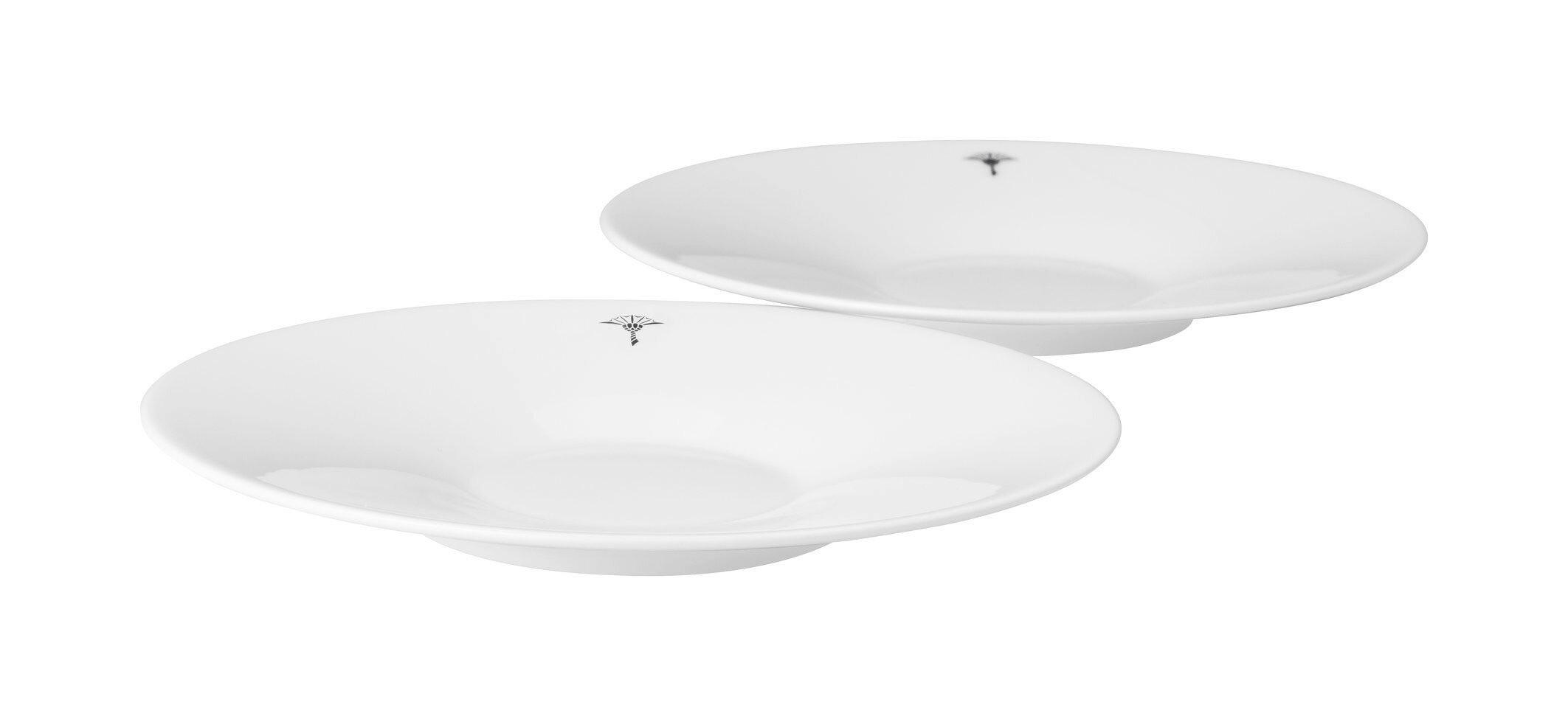 UNTERTASSENSET Single Cornflower 15,5 cm  - Weiß, Design, Keramik (15,5cm) - Joop!