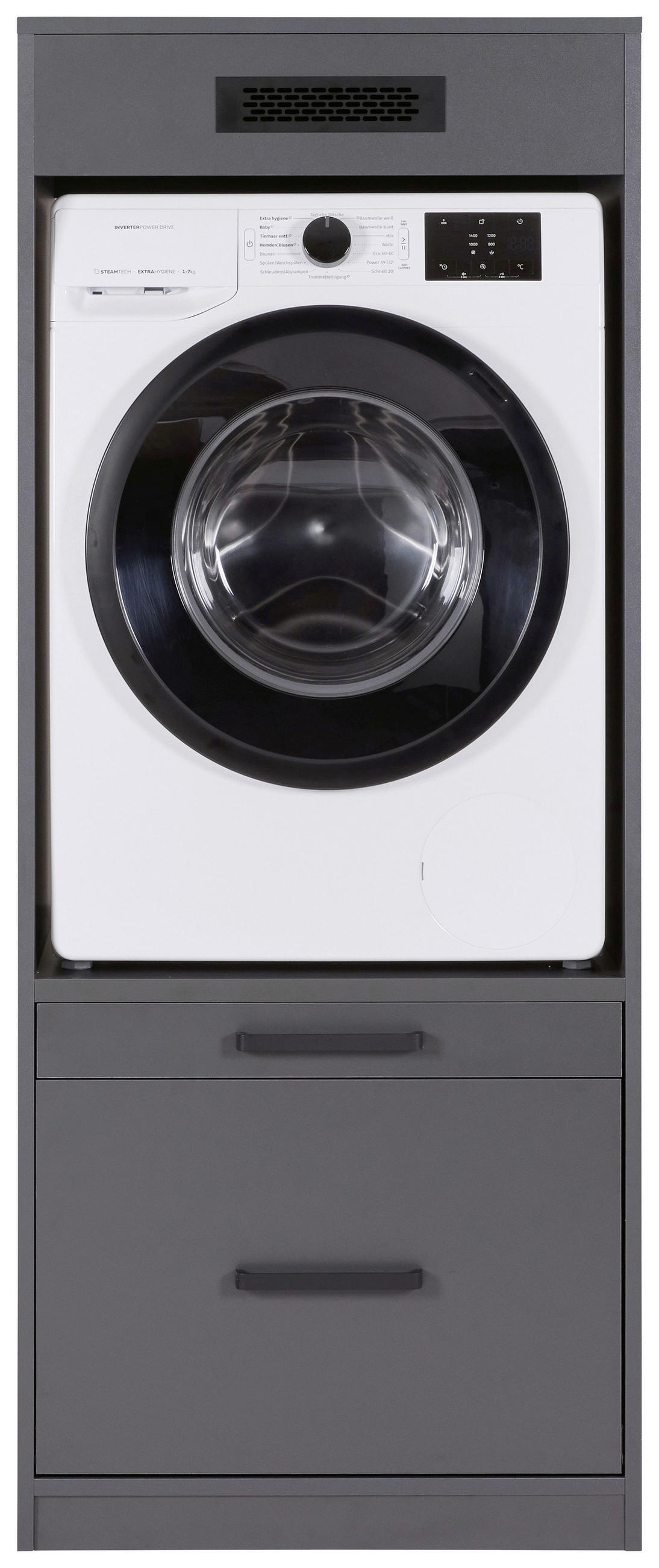 HAUSWIRTSCHAFTSRAUM 201/164/68 cm  in Anthrazit  - Anthrazit, MODERN, Holzwerkstoff (201/164/68cm) - home24