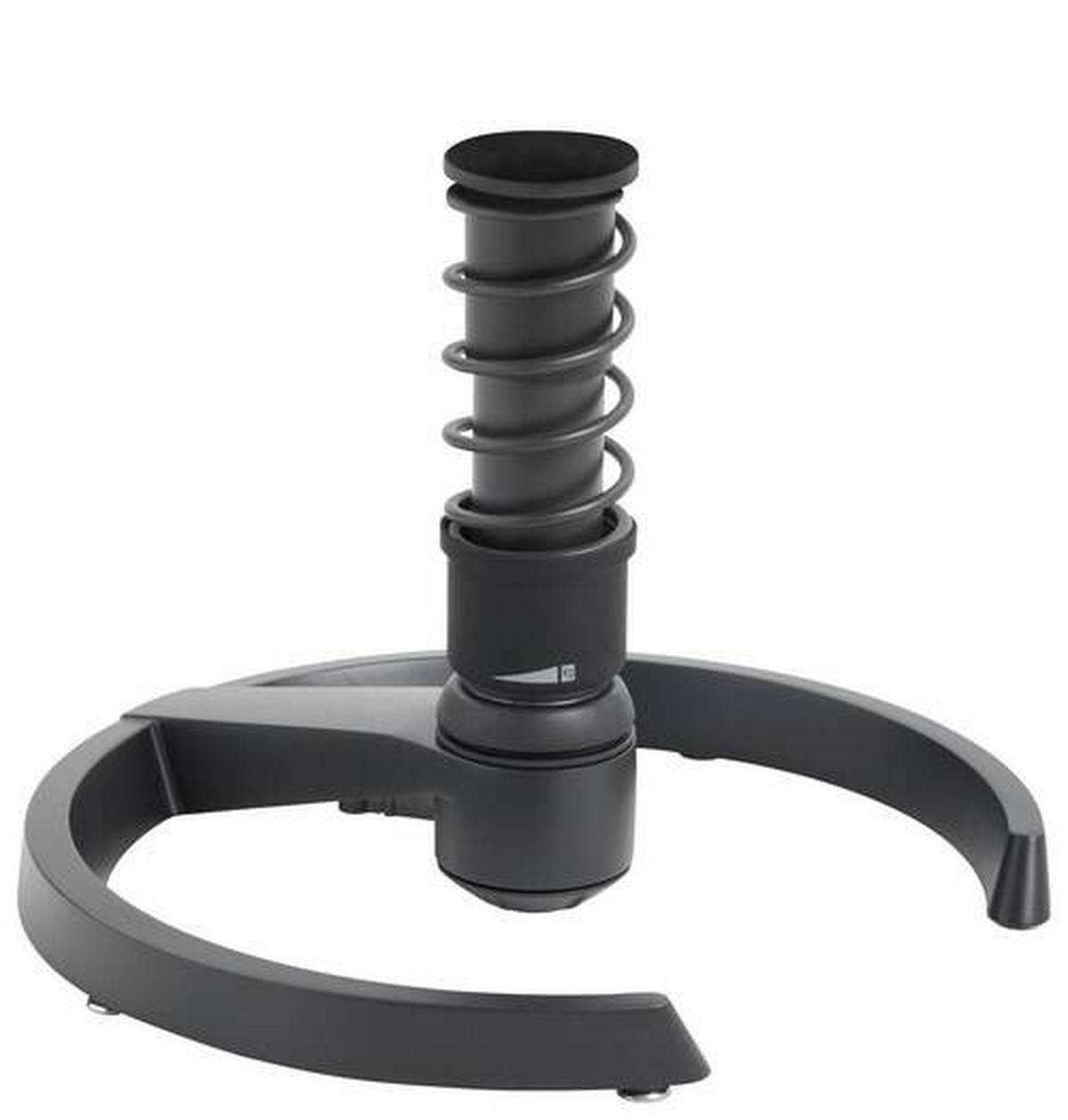 BÜROHOCKER   Schwarz, Schieferfarben  - Schieferfarben/Schwarz, Basics, Textil/Metall (55/45,66/55cm) - Aeris