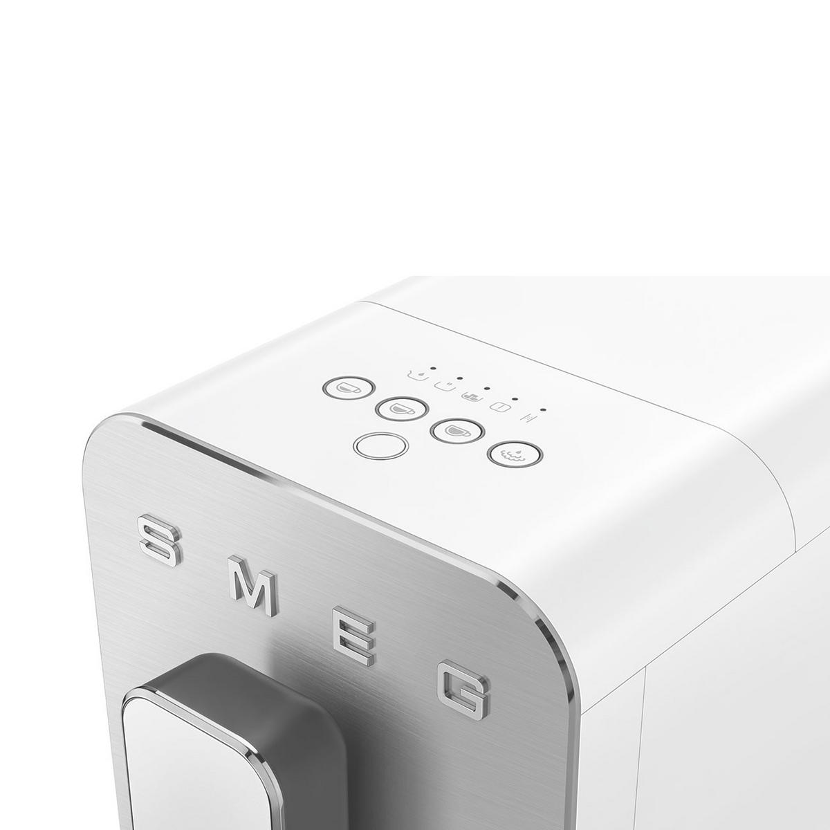 KAFFEEVOLLAUTOMAT  - Weiß, Basics, Kunststoff/Metall (18/33,6/43,3cm) - SMEG