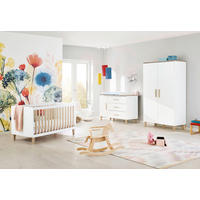 BABYZIMMER LUMI  - Eichefarben/Weiß, Basics, Holzwerkstoff - Pinolino