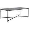 COUCHTISCH 120/60/42 cm rechteckig Grau, Schwarz  - Schwarz/Grau, Design, Keramik/Metall (120/60/42cm) - Livetastic