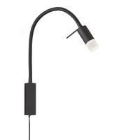 LED-WANDLEUCHTE - Schwarz, Design, Metall (40/4/40cm) - Fischer & Honsel