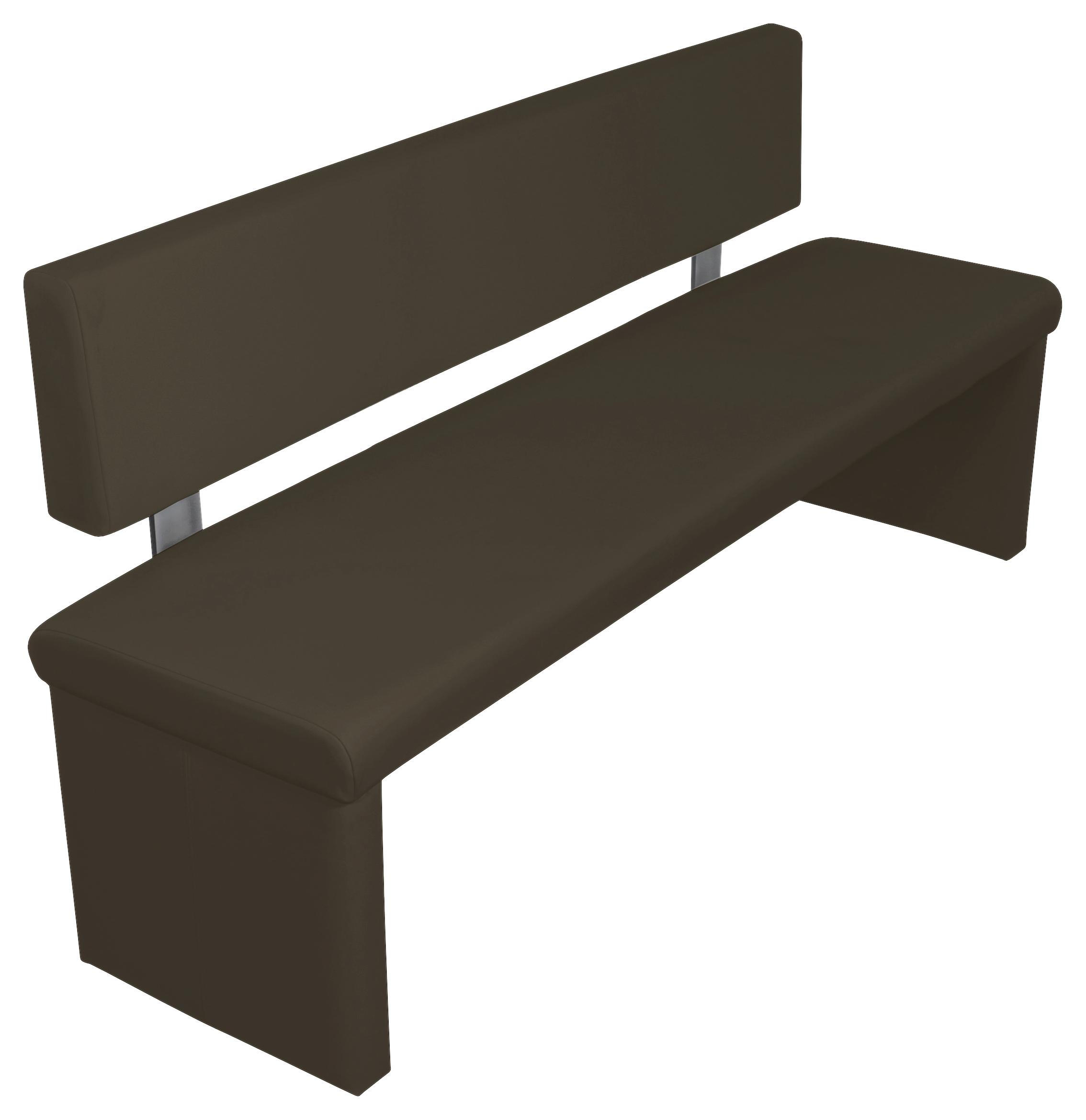 Sitzbank 140/83/54 cm in Dunkelbraun