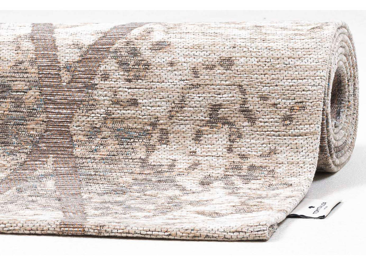 VINTAGE-TEPPICH 68/130 cm Fine Line  - Silberfarben, Design, Kunststoff/Textil (68/130cm) - Tom Tailor