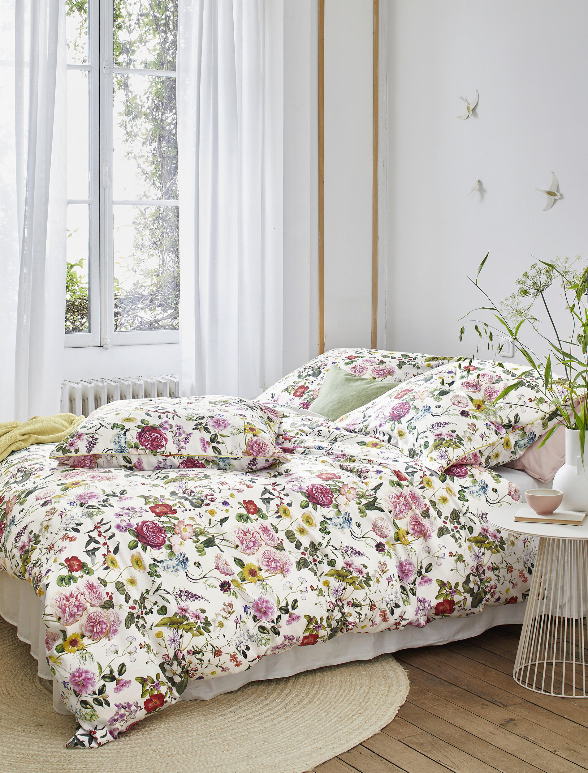 BETTWÄSCHE Makosatin 155/200 cm  - Weiß, KONVENTIONELL, Textil (155/200cm) - Irisette