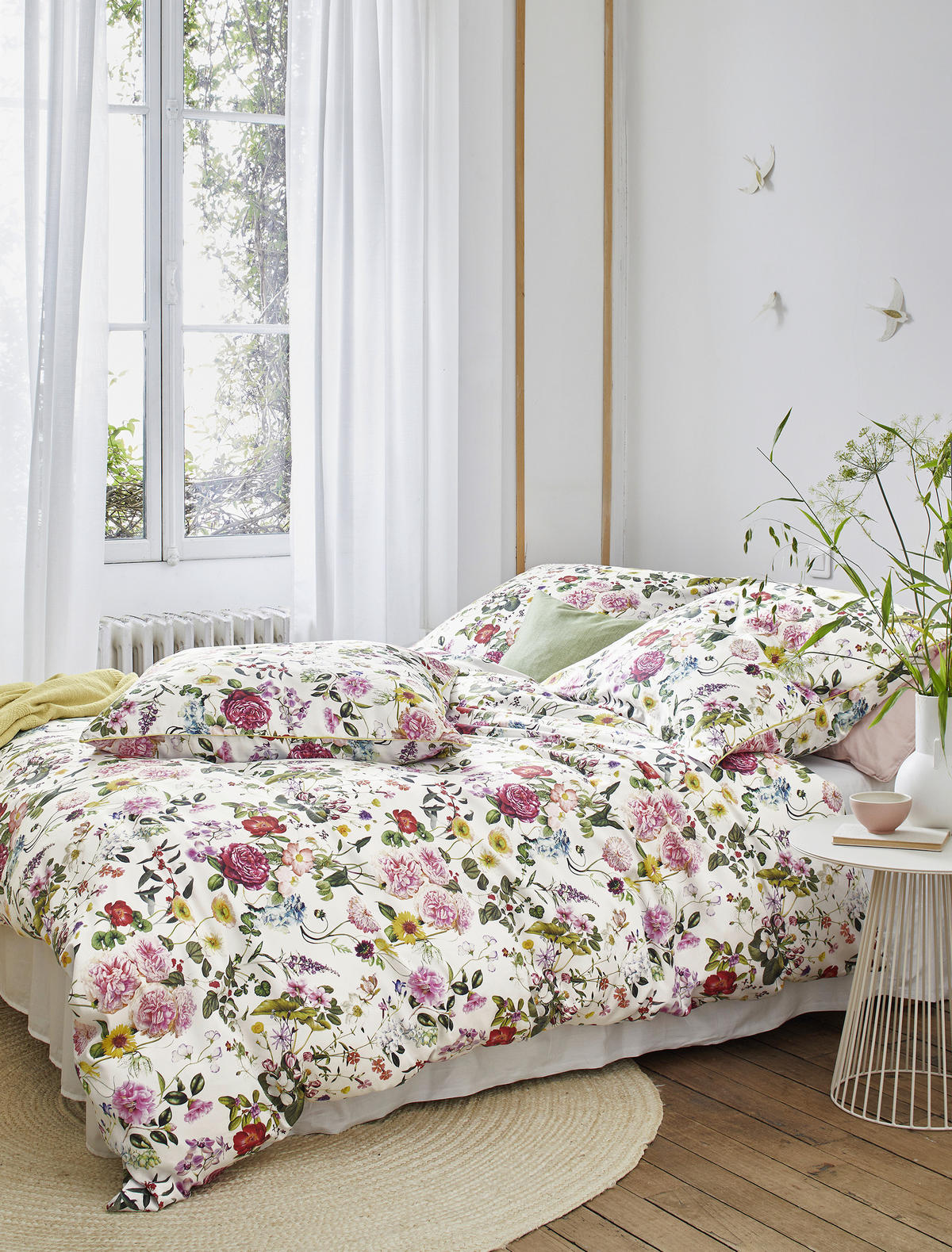 BETTWÄSCHE Makosatin 155/200 cm  - Weiß, KONVENTIONELL, Textil (155/200cm) - Irisette