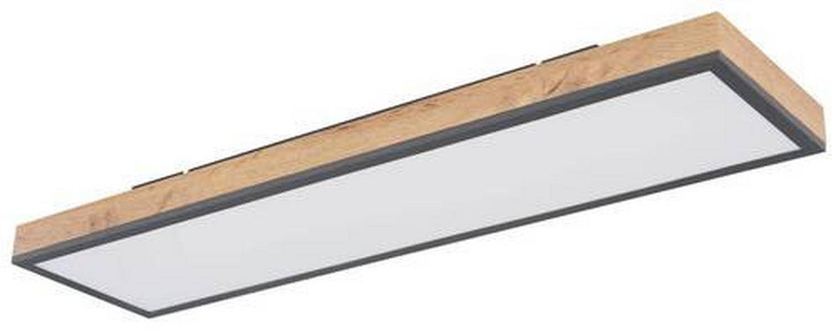 STROPNA LED-SVETILKA  DORO 24 W//2700-6000 K/230 V/ - barve grafita/opal, Basics, kovina/umetna masa (80/20cm) - Globo