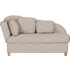 LIEGE in Mikrofaser Sandfarben  - Sandfarben, Lifestyle, Holz/Textil (85/97/180cm) - Novel
