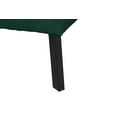 ECKSOFA in Feincord Waldgrün  205/280 cm  - Waldgrün/Schwarz, Design, Textil/Metall (205/280cm) - Xora
