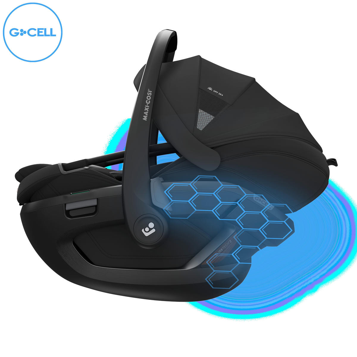 BABYSCHALE Coral Slide Pro  - Schwarz, Basics, Kunststoff/Textil (44/44,6/76cm) - Maxi-Cosi