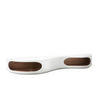 LOWBOARD  in 200/30/50 cm  - Weiß Hochglanz/Walnussfarben, Design, Holzwerkstoff (200/30/50cm) - Livetastic